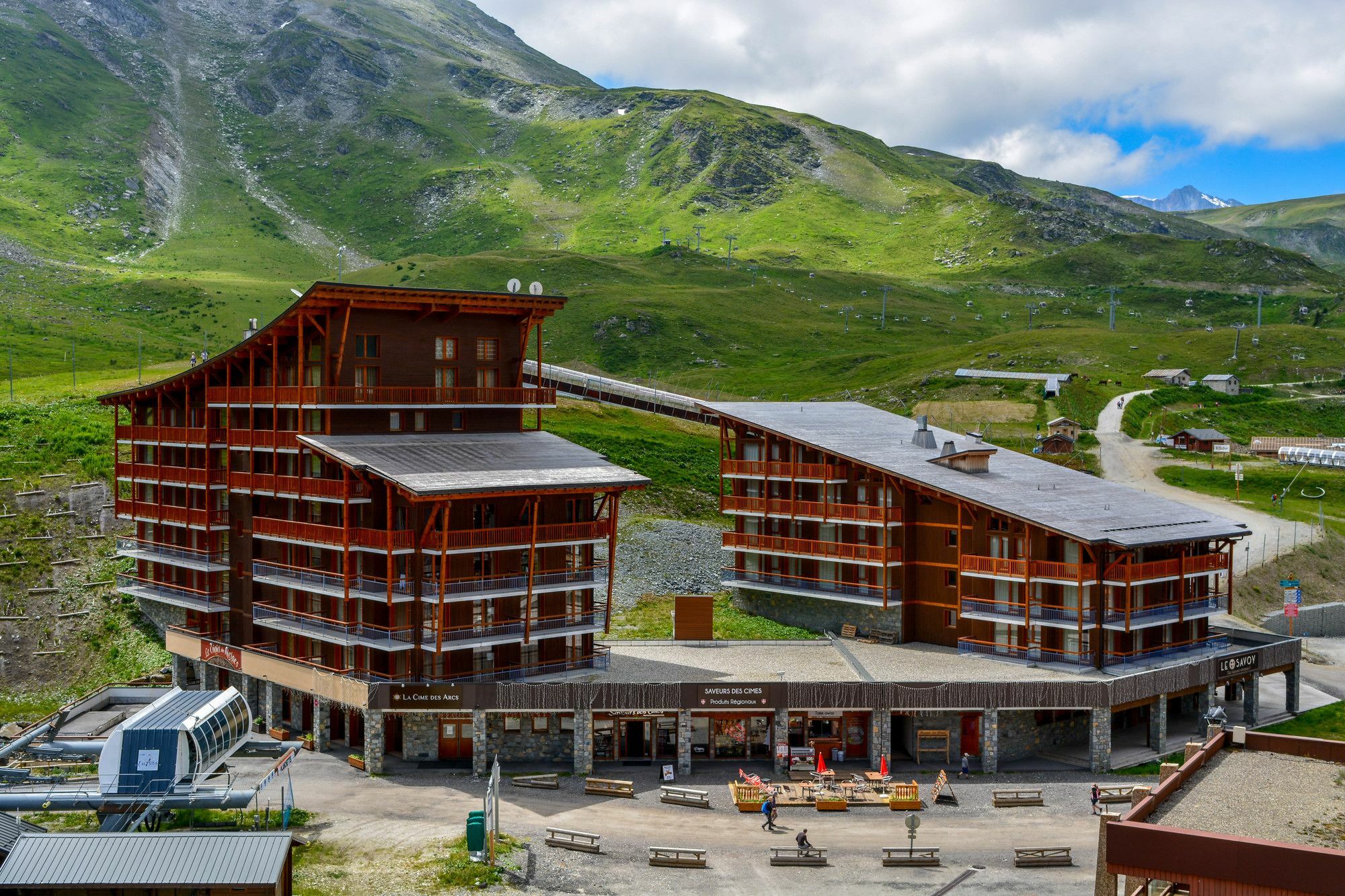 Chalet Des Neiges : La Cime Des Arcs Les Arcs  Exteriér fotografie